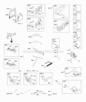 Air Cleaner Alternator Controls Electrical Exhaust System Flywheel Brake Governor Spring Ignition Diagram and Parts List for 122L02-0120-F1  Briggs and Stratton Engine